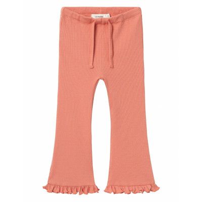 Nmfgago Kor Slim Bootcut Leggings Lil Bottoms Leggings Orange Lil'Atelier