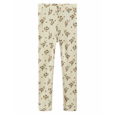 Lil'Atelier Nmfnimo Slim Leggings Aop Lil Kräm