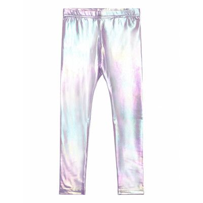 Nmfrebekka Legging *Villkorat Erbjudande Leggings Silver Name It