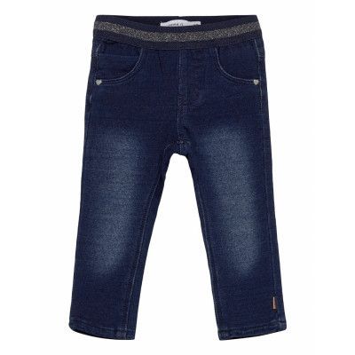 Nmfsalli Dnmtorina 3246 Swe Legging Noos Baby Trousers Blå Name It
