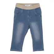 Nmfsalli Dnmtorinas 1679Swe Legging Trousers Regular Jeans Blå Name It
