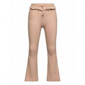 Nmfthora Slim Bootcut Legging Lil Bottoms Trousers Beige Lil'Atelier