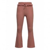 Nmfthora Slim Bootcut Legging Lil Bottoms Trousers Brown Lil'Atelier