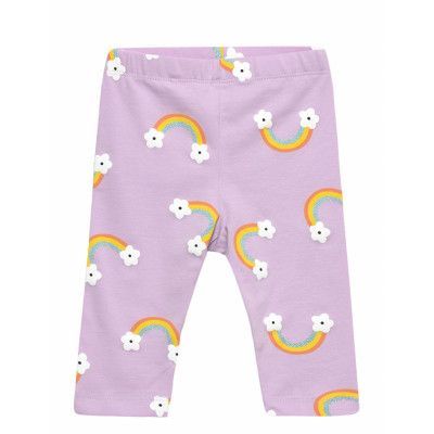 Nmfvivian Aop Capri Legging H1 Leggings Lila Name It