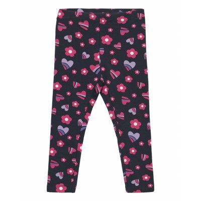 Nmfvivian Aop Legging D1 Leggings Blå Name It