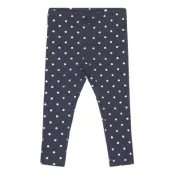 Nmfvivian Glitter Legging N1 Leggings Marinblå *Villkorat Erbjudande Name It