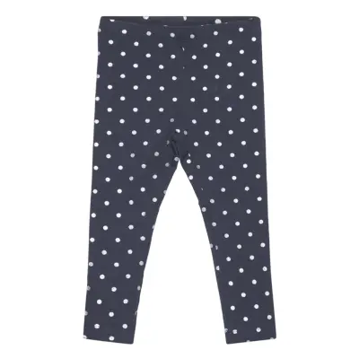 Nmfvivian Glitter Legging N1 Leggings Marinblå *Villkorat Erbjudande Name It