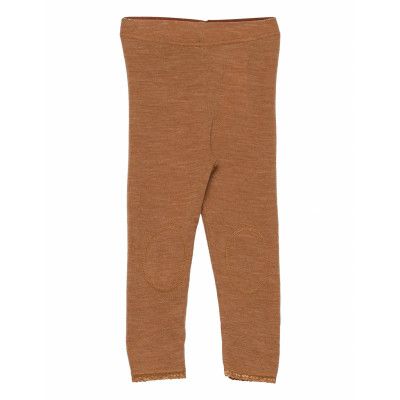 Nmfwang Wool Needle Legging Leggings Brun Name It