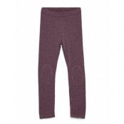 Nmfwang Wool Needle Legging Xx Leggings Lila Name It