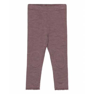 Nmfwang Wool Ne.legging Solid Noos Xiii Leggings Lila *Villkorat Erbjudande Name It