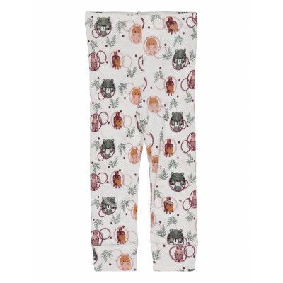 Nmfwillit Wool Legging Leggings Multi/mönstrad Name It