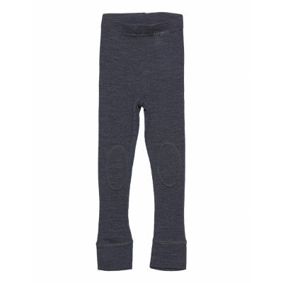 Nmmwang Wool Needle Longjoh Xx Leggings Blå Name It