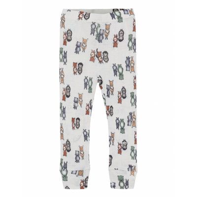 Nmmwang Wool Needle Longjohn Leggings Blå Name It