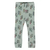 Nmmwang Wool Needle Longjohn Leggings Grön Name It