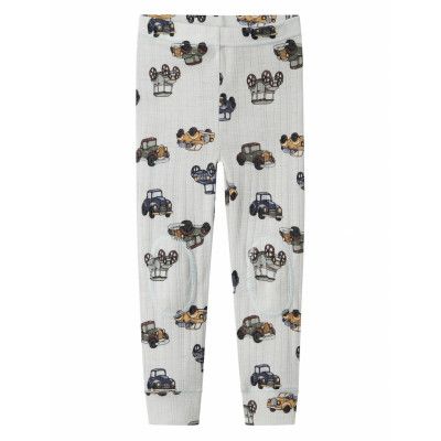 Name It Nmmwang Wool Needle Longjohn Noos Grå