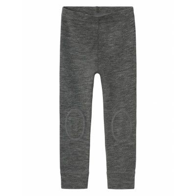 Name It Nmmwang Wool Rib Longjohn Grå