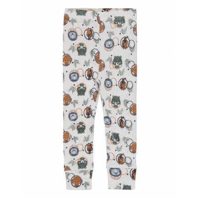 Nmmwillit Wool Longjohn Leggings Vit Name It