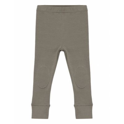 Nmmwillitus Wool Longjohn Xxiii Leggings Grå *Villkorat Erbjudande Name It