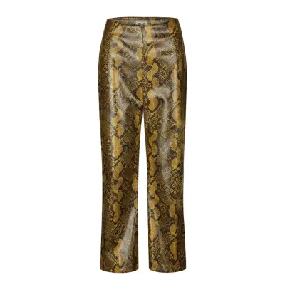 Norma *Villkorat Erbjudande Trousers Leather Leggings/Byxor Gul Baum Und Pferdgarten