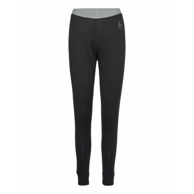 Odlo W Pants 100% Merino Warm Trousers Leather Leggings/Byxor Svart Odlo