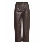 Onlgloria Faux Leather Ancle Pant Otw Leather Leggings/Byxor Brun ONLY