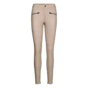 Onlhenrietta Bf Faux Leather Pant Otw Leather Leggings/Byxor Beige ONLY