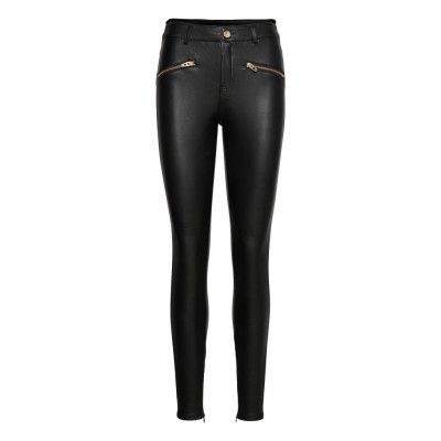 Onlhenrietta Bf Faux Leather Pant Otw Leather Leggings/Byxor Svart ONLY