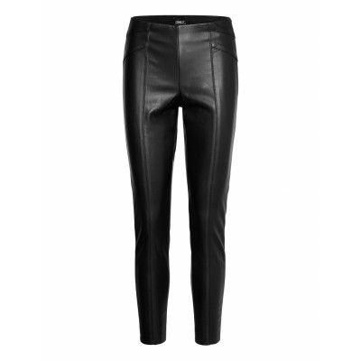 Onljolee Faux Leahter Cut Legging Pnt Leather Leggings/Byxor Svart ONLY