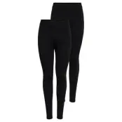 Onllive Love New Legging 2Pack Noos Lingerie Pantyhose & Leggings Svart ONLY
