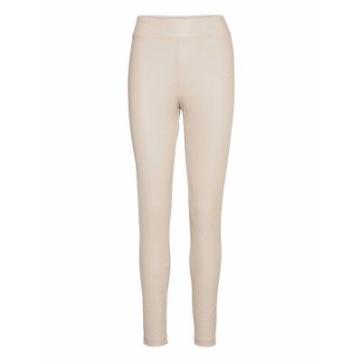 Onlsuper-Star Faux Lea Legging Pnt Noos Leather Leggings/Byxor Grå ONLY