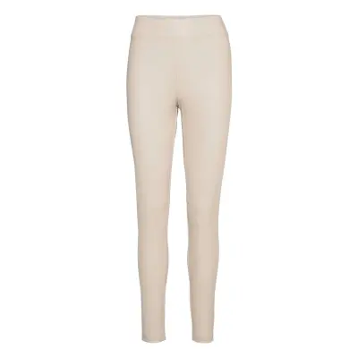 Onlsuper-Star Faux Lea Legging Pnt Noos Leather Leggings/Byxor Grå ONLY