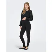 Only Maternity Olmlovely Life New Leg 2Pck Aop Jrs Noos - Black - L