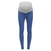 Only Maternity Olmrain Life Reg Sk Legging Mbd Dnm Noos Blå