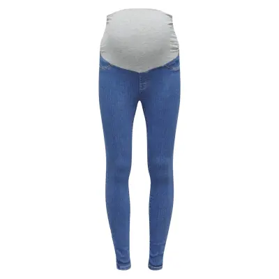 Only Maternity Olmrain Life Reg Sk Legging Mbd Dnm Noos Blå