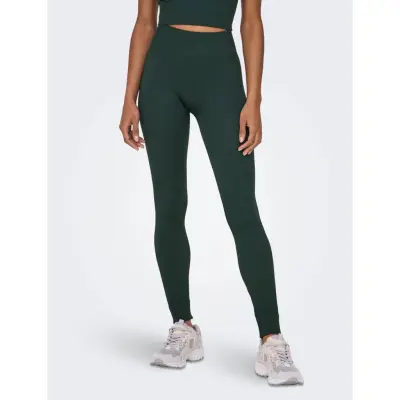 Only Play Onpjaia Hw Seam Tights Noos - Khaki green - XS/S