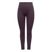 Only Play Onpjaia Hw Seam Tights Noos - Purple - S/M