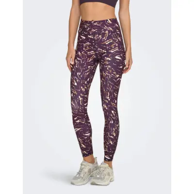 Only Play Onpjam-2-Jea Hw Aop Pck Tights - Purple - M