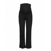 Oono Cropped Pants Bottoms Trousers Joggers Svart Boob