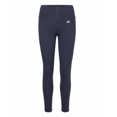 Optime Stash Pocket High-Waisted 7/8 Leggings *Villkorat Erbjudande Running/training Tights Marinblå Adidas Performance