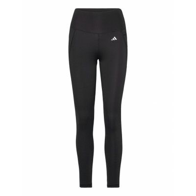 Optime Stash Pocket High-Waisted 7/8 Leggings Sport Running-training Tights Svart Adidas Performance