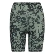 Optime Stash Pocket Training Floral Print Short Leggings Cykelshorts Grön Adidas Performance