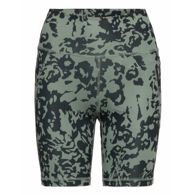 Optime Stash Pocket Training Floral Print Short Leggings Cykelshorts Grön Adidas Performance