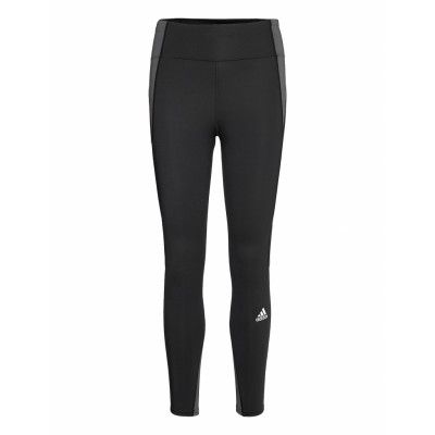 Own The Run Block 7/8 Running Leggings Women Running/training Tights Svart Adidas Performance