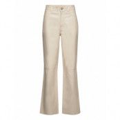 Paige Bottoms Trousers Leather Leggings-Byxor White Custommade