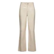Paige Bottoms Trousers Leather Leggings-Byxor Vit Custommade