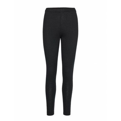 Panel Leggings Leggings Svart Davida Cashmere