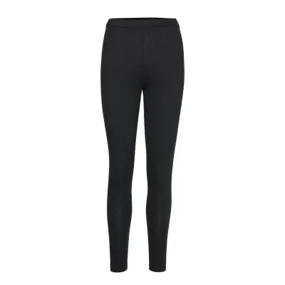 Panel Leggings Leggings Svart Davida Cashmere