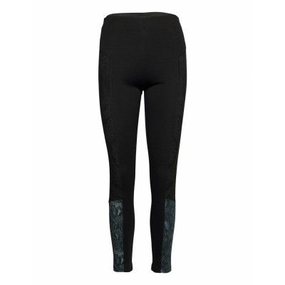 Pant Snake Lady Leggings Svart Desigual