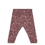 Pants Aop *Villkorat Erbjudande Leggings Rosa Minymo