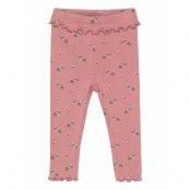 Pants Aop Pointell Bottoms Leggings Rosa Minymo